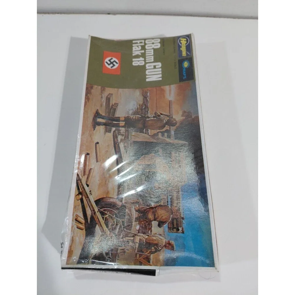 NIB Hasegawa 710 1:72 Scale German Army Flak 18 88mm Gun Model Kit